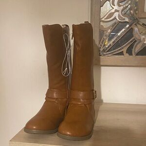 Brown Kids Boots